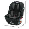 imageGraco 4Ever DLX 4in1 Car Seat Charlie  Infant to Toddler Car Seat with 10 Years of Use  RearFacing ForwardFacing and Booster Modes  Safe Comfortable and ConvenientIon