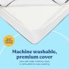 imageGraco 6Inch DualComfort Crib ampamp Toddler Mattress  GREENGUARD Gold CertiPURUS Certified Foam Machine Washable Cover with 100 Waterproof Surface Fits Standard Full Size Baby Crib and Toddler BedMattress and Protector 1PK
