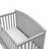 imageGraco Bellwood 5in1 Convertible Crib ampamp Changer with Drawer White  GREENGUARD Gold Certified FullSize Storage Drawer Converts to Toddler Bed and FullSize BedPebble Gray