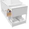 imageGraco Bellwood 5in1 Convertible Crib ampamp Changer with Drawer White  GREENGUARD Gold Certified FullSize Storage Drawer Converts to Toddler Bed and FullSize BedWhite