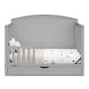 imageGraco Bellwood 5in1 Convertible Crib ampamp Changer with Drawer White  GREENGUARD Gold Certified FullSize Storage Drawer Converts to Toddler Bed and FullSize BedPebble Gray