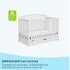 imageGraco Bellwood 5in1 Convertible Crib ampamp Changer with Drawer White  GREENGUARD Gold Certified FullSize Storage Drawer Converts to Toddler Bed and FullSize BedWhite
