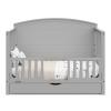 imageGraco Bellwood 5in1 Convertible Crib ampamp Changer with Drawer White  GREENGUARD Gold Certified FullSize Storage Drawer Converts to Toddler Bed and FullSize BedPebble Gray