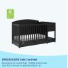 imageGraco Bellwood 5in1 Convertible Crib ampamp Changer with Drawer White  GREENGUARD Gold Certified FullSize Storage Drawer Converts to Toddler Bed and FullSize BedBlack