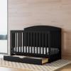 imageGraco Bellwood 5in1 Convertible Crib ampamp Changer with Drawer White  GREENGUARD Gold Certified FullSize Storage Drawer Converts to Toddler Bed and FullSize BedBlack