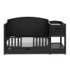 imageGraco Bellwood 5in1 Convertible Crib ampamp Changer with Drawer White  GREENGUARD Gold Certified FullSize Storage Drawer Converts to Toddler Bed and FullSize BedBlack