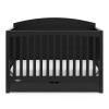 imageGraco Bellwood 5in1 Convertible Crib ampamp Changer with Drawer White  GREENGUARD Gold Certified FullSize Storage Drawer Converts to Toddler Bed and FullSize BedBlack