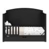 imageGraco Bellwood 5in1 Convertible Crib ampamp Changer with Drawer White  GREENGUARD Gold Certified FullSize Storage Drawer Converts to Toddler Bed and FullSize BedBlack