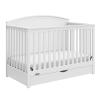 imageGraco Bellwood 5in1 Convertible Crib ampamp Changer with Drawer White  GREENGUARD Gold Certified FullSize Storage Drawer Converts to Toddler Bed and FullSize BedWhite