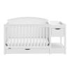 imageGraco Bellwood 5in1 Convertible Crib ampamp Changer with Drawer White  GREENGUARD Gold Certified FullSize Storage Drawer Converts to Toddler Bed and FullSize BedWhite