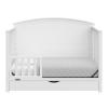 imageGraco Bellwood 5in1 Convertible Crib ampamp Changer with Drawer White  GREENGUARD Gold Certified FullSize Storage Drawer Converts to Toddler Bed and FullSize BedWhite