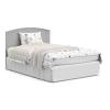 imageGraco Bellwood 5in1 Convertible Crib ampamp Changer with Drawer White  GREENGUARD Gold Certified FullSize Storage Drawer Converts to Toddler Bed and FullSize BedPebble Gray