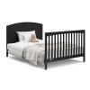 imageGraco Bellwood 5in1 Convertible Crib ampamp Changer with Drawer White  GREENGUARD Gold Certified FullSize Storage Drawer Converts to Toddler Bed and FullSize BedBlack