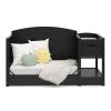 imageGraco Bellwood 5in1 Convertible Crib ampamp Changer with Drawer White  GREENGUARD Gold Certified FullSize Storage Drawer Converts to Toddler Bed and FullSize BedBlack