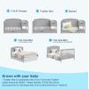 imageGraco Bellwood 5in1 Convertible Crib ampamp Changer with Drawer White  GREENGUARD Gold Certified FullSize Storage Drawer Converts to Toddler Bed and FullSize BedPebble Gray