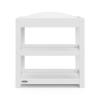 imageGraco Customizable Changing Table with WaterResistant Changing Pad White  Customizable Modern Flat or Classic Arched Headboard Changing Pad IncludedWhite