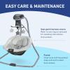 imageGraco DuetConnect LX Seat ampamp Bouncer MultiDirection Seat Multiple Swinging Speeds Easily Portable RedmondAbbington