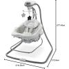 imageGraco DuetConnect LX Seat ampamp Bouncer MultiDirection Seat Multiple Swinging Speeds Easily Portable RedmondRedmond
