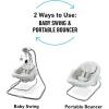 imageGraco DuetConnect LX Seat ampamp Bouncer MultiDirection Seat Multiple Swinging Speeds Easily Portable RedmondRedmond