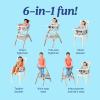 imageGraco EveryStep 6 in 1 High Chair Babies and Toddlers Portable Slim High Chair with 6 Growing Stages from Infant to Toddler Seating Convenient for Dining Time Featured Design in Misty