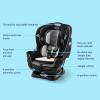 imageGraco Extend2Fit Convertible Baby Car Seat Rear and Forward Facing Adjustable Extension Panel for Extra Legroom GothamGotham 20