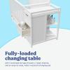 imageGraco Hadley 5in1 Convertible Crib with Drawer White  GREENGUARD Gold Certified Crib with Drawer Combo FullSize Nursery Storage Drawer Converts to Toddler Bed DaybedWhite