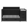 imageGraco Hadley 5in1 Convertible Crib with Drawer White  GREENGUARD Gold Certified Crib with Drawer Combo FullSize Nursery Storage Drawer Converts to Toddler Bed DaybedBlack
