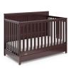 imageGraco Hadley 5in1 Convertible Crib with Drawer White  GREENGUARD Gold Certified Crib with Drawer Combo FullSize Nursery Storage Drawer Converts to Toddler Bed DaybedEspresso