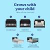 imageGraco Hadley 5in1 Convertible Crib with Drawer White  GREENGUARD Gold Certified Crib with Drawer Combo FullSize Nursery Storage Drawer Converts to Toddler Bed DaybedBlack