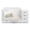 imageGraco Hadley 5in1 Convertible Crib with Drawer White  GREENGUARD Gold Certified Crib with Drawer Combo FullSize Nursery Storage Drawer Converts to Toddler Bed DaybedWhite