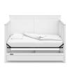 imageGraco Hadley 5in1 Convertible Crib with Drawer White  GREENGUARD Gold Certified Crib with Drawer Combo FullSize Nursery Storage Drawer Converts to Toddler Bed DaybedWhite