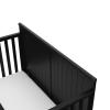 imageGraco Hadley 5in1 Convertible Crib with Drawer White  GREENGUARD Gold Certified Crib with Drawer Combo FullSize Nursery Storage Drawer Converts to Toddler Bed DaybedBlack