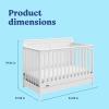 imageGraco Hadley 5in1 Convertible Crib with Drawer White  GREENGUARD Gold Certified Crib with Drawer Combo FullSize Nursery Storage Drawer Converts to Toddler Bed DaybedWhite
