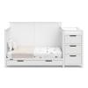 imageGraco Hadley 5in1 Convertible Crib with Drawer White  GREENGUARD Gold Certified Crib with Drawer Combo FullSize Nursery Storage Drawer Converts to Toddler Bed DaybedWhite