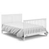 imageGraco Hadley 5in1 Convertible Crib with Drawer White  GREENGUARD Gold Certified Crib with Drawer Combo FullSize Nursery Storage Drawer Converts to Toddler Bed DaybedWhite