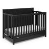 imageGraco Hadley 5in1 Convertible Crib with Drawer White  GREENGUARD Gold Certified Crib with Drawer Combo FullSize Nursery Storage Drawer Converts to Toddler Bed DaybedBlack