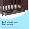 imageGraco Hadley 5in1 Convertible Crib with Drawer White  GREENGUARD Gold Certified Crib with Drawer Combo FullSize Nursery Storage Drawer Converts to Toddler Bed DaybedEspresso
