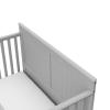 imageGraco Hadley 5in1 Convertible Crib with Drawer White  GREENGUARD Gold Certified Crib with Drawer Combo FullSize Nursery Storage Drawer Converts to Toddler Bed DaybedPebble Gray