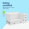 imageGraco Hadley 5in1 Convertible Crib with Drawer White  GREENGUARD Gold Certified Crib with Drawer Combo FullSize Nursery Storage Drawer Converts to Toddler Bed DaybedWhite