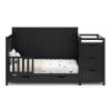 imageGraco Hadley 5in1 Convertible Crib with Drawer White  GREENGUARD Gold Certified Crib with Drawer Combo FullSize Nursery Storage Drawer Converts to Toddler Bed DaybedBlack