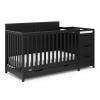 imageGraco Hadley 5in1 Convertible Crib with Drawer White  GREENGUARD Gold Certified Crib with Drawer Combo FullSize Nursery Storage Drawer Converts to Toddler Bed DaybedBlack