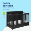 imageGraco Hadley 5in1 Convertible Crib with Drawer White  GREENGUARD Gold Certified Crib with Drawer Combo FullSize Nursery Storage Drawer Converts to Toddler Bed DaybedBlack