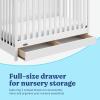 imageGraco Hadley 5in1 Convertible Crib with Drawer White  GREENGUARD Gold Certified Crib with Drawer Combo FullSize Nursery Storage Drawer Converts to Toddler Bed DaybedWhite