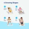 imageGraco Jumpstart 4in1 Adjustable Infant Activity Bouncer ampamp Jumper Versatile Baby Swing Floor Seat and Kids Chair with Snack Tray WrenLilac Mod