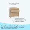imageGraco Noah 3 Drawer Chest with Changing Topper Pebble Gray  GREENGUARD Gold Certified Baby Dresser Table Top for Nursery KidsDriftwood