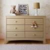 imageGraco Noah 3 Drawer Chest with Changing Topper Pebble Gray  GREENGUARD Gold Certified Baby Dresser Table Top for Nursery KidsDriftwood