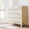 imageGraco Noah 3 Drawer Chest with Changing Topper Pebble Gray  GREENGUARD Gold Certified Baby Dresser Table Top for Nursery KidsDriftwood