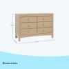 imageGraco Noah 3 Drawer Chest with Changing Topper Pebble Gray  GREENGUARD Gold Certified Baby Dresser Table Top for Nursery KidsDriftwood