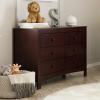 imageGraco Noah 3 Drawer Chest with Changing Topper Pebble Gray  GREENGUARD Gold Certified Baby Dresser Table Top for Nursery KidsEspresso
