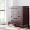 imageGraco Noah 3 Drawer Chest with Changing Topper Pebble Gray  GREENGUARD Gold Certified Baby Dresser Table Top for Nursery KidsEspresso